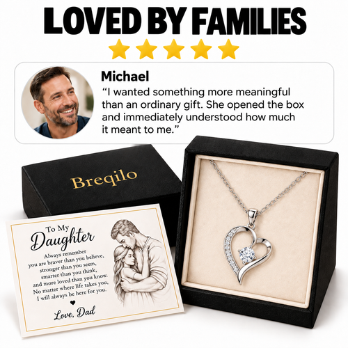 Forever Daughter Necklace – A Father’s Love That Lasts Forever
