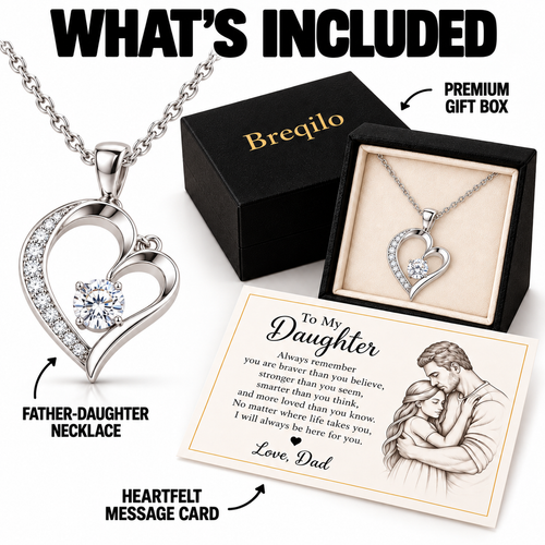 Forever Daughter Necklace – A Father’s Love That Lasts Forever